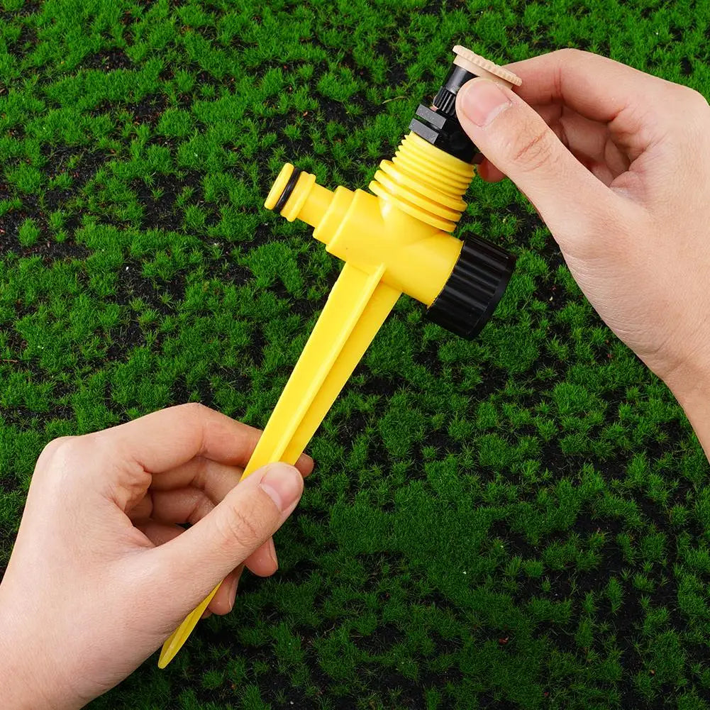 5Pcs 360° Rotation Garden Sprinkler Irrigation Watering System Agriculture Ground Automatic Tube Plug Buried Atomization