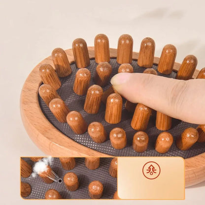 Elastic Airbag Scalp Massage Brush Eliminate Local Fat Handheld Acupoint Meridian Brush Portable Relaxation Tool