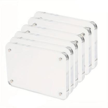 Acrylic Refrigerator Magnetic Frame, Clear Reversible Refrigerator Magnet Photo Frame, Display Frame, For Fujifilm