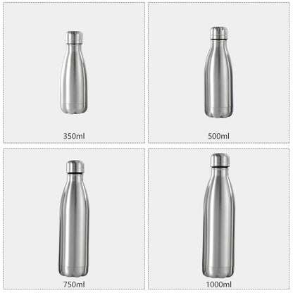 Stainless Steel Water Bottle Hot Cold Water Bottle for Travel Camping Sports Drink Bottles Drinkware Cup Hiking Water Bottle New