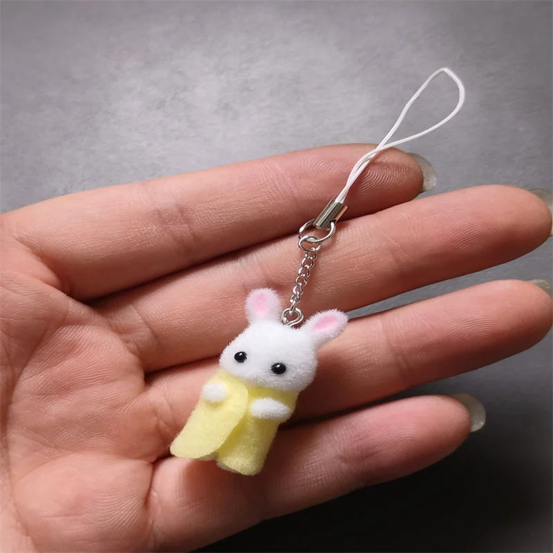Baby Calico Critter Bunny Phone Case Charm | Phone Accessories, Rabbit, Charms, Keychains