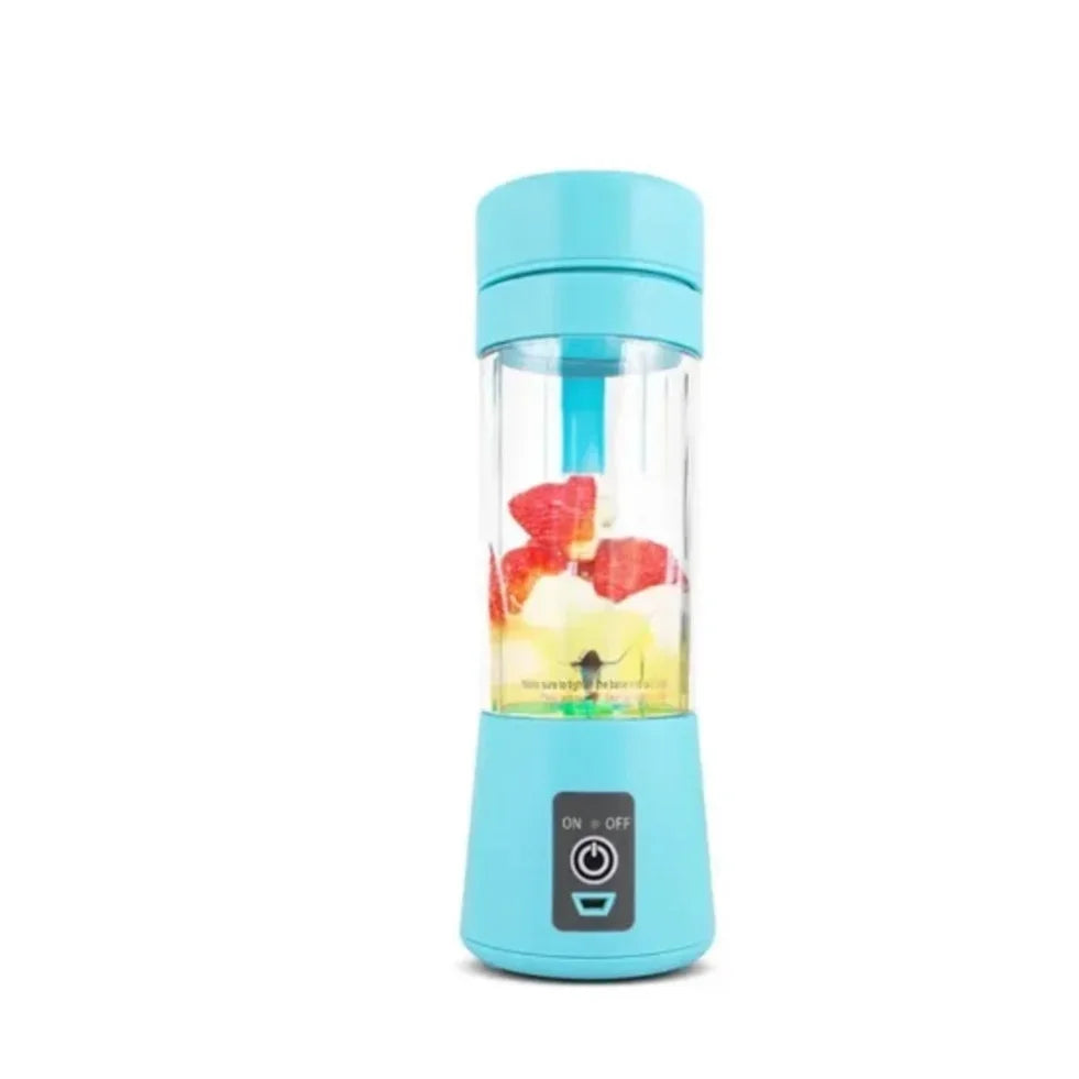 2025 New Mini Portable Handheld USB Rechargeable Blender 380ml Smoothie Maker Travel Juicer Cup for On-the-Go Shakes and Juices