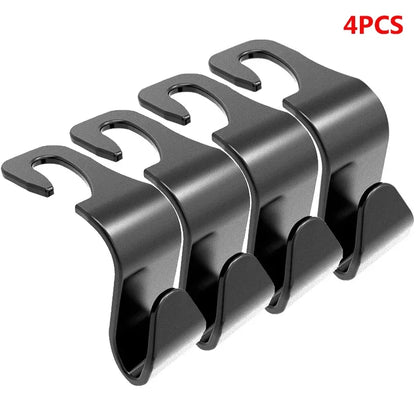 Car Seat Back Hook Universal Headrest Hook Car Accessories Interior Organizer Hanger Holder Storage For Car Bag Handbag Purse