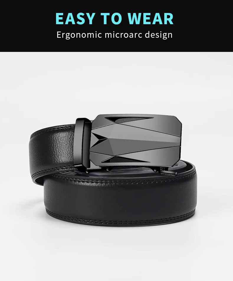 Youth Belt Brand Belt Men's Belt High Quality Men's Luxury Belt Men's Belt Male Buckle Metal Automatic Buckle