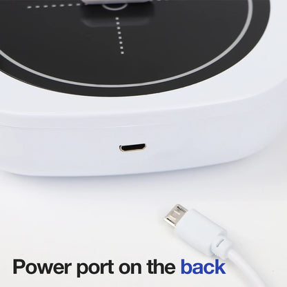 1L Magnetic Stirrer Mini Lab Stir Mixer Portable Stirrer Plate with Stir Bar for Laboratory 600-4000RPM Mixing Panel EU Plug