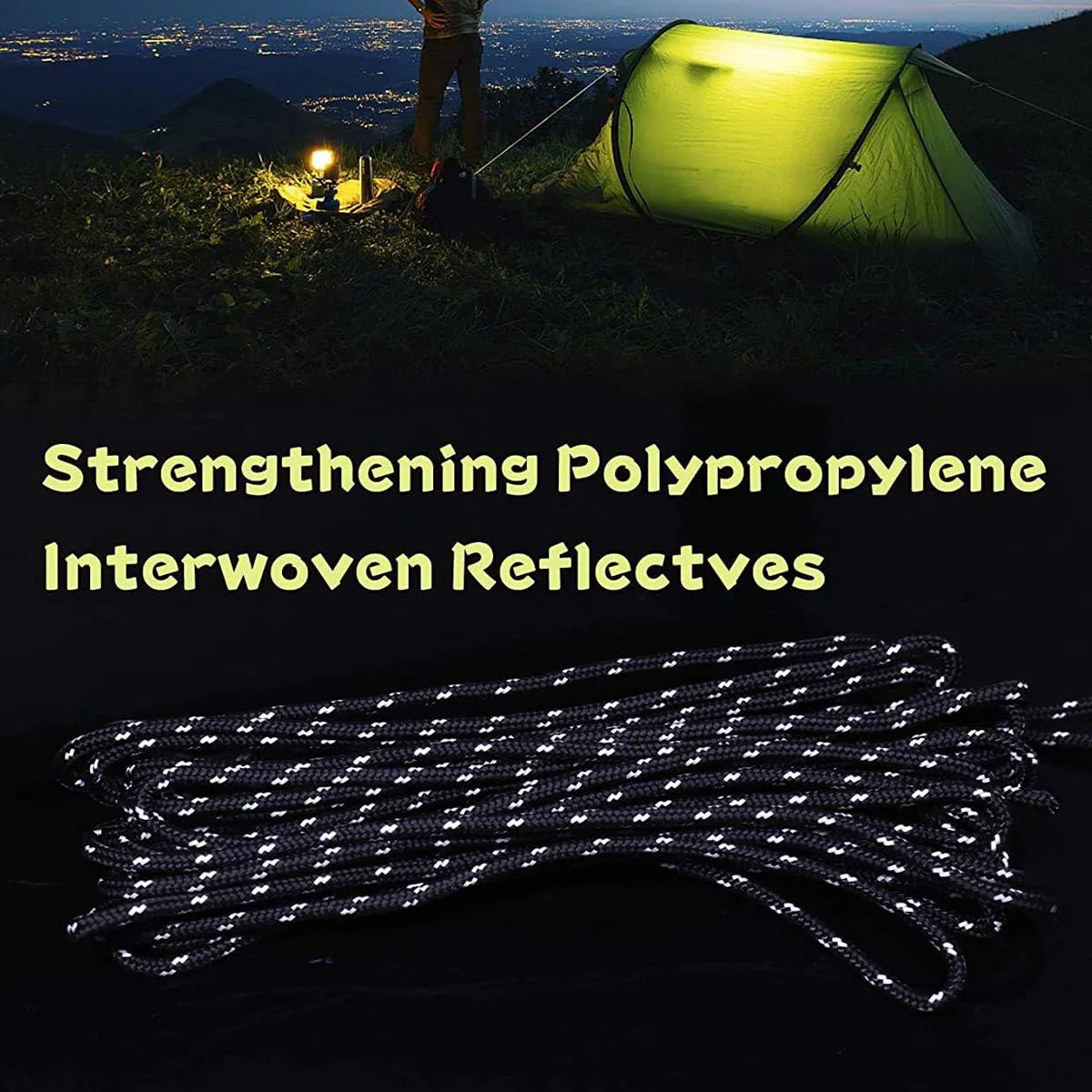 6mm Rock Climbing Rope 4 Meters,Outdoor Safety Climbing Rescue Grappling Lifeline Escape Descender Abseiling Fishing Rope