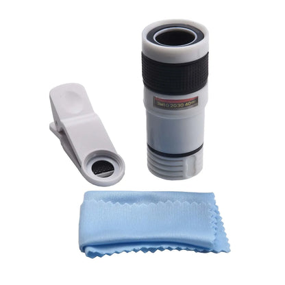 Professional Phone Camera Lens Kit For Smartphones Includes 8x Super Macro Lens External Cellphones Lens Telephoto Lens