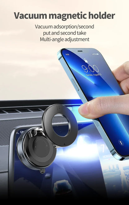 Magnetic Car Mount Strong Magnetic 360° Rotation Foldable Phone Holder For Cell Phone For iphone 14 15 16 Live Streaming K007
