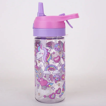 Australian Smiggle Backpack Pink And White Unicorn Student Stationery Backpack Lunch Bag Water Cup Student Gift