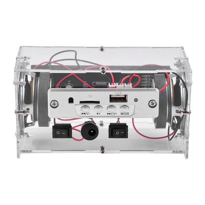 DC3.7-5V DIY Bluetooth Speaker Kit Electronics Flash the lights along to the music DIY Sound Soldering Electronic Kit Speakers