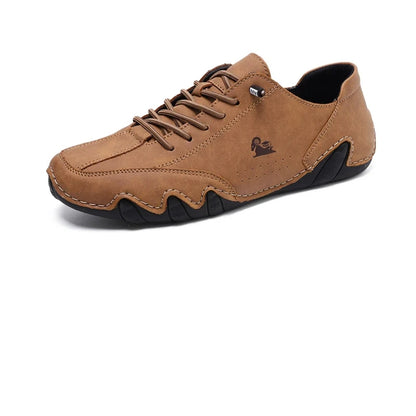 Men's Shoes 2025 Spring  Autumn New Business Casual Leather Shoes Men's Single Shoes Simple British Loafers Trendy Travel Shoes