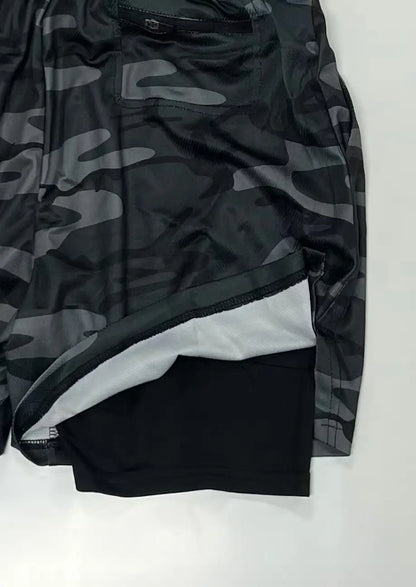 Anime Cross Men's Sports Shorts Breathable Sports Shorts Summer Sports Fitness Running Shorts