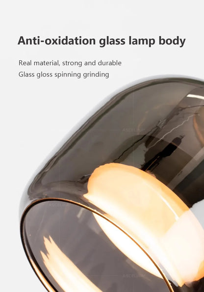 Nordic Glass LED Chandeliers Luxury Pendant Lamp Modern Minimalist  hanging light fixture decorative indoor lighting