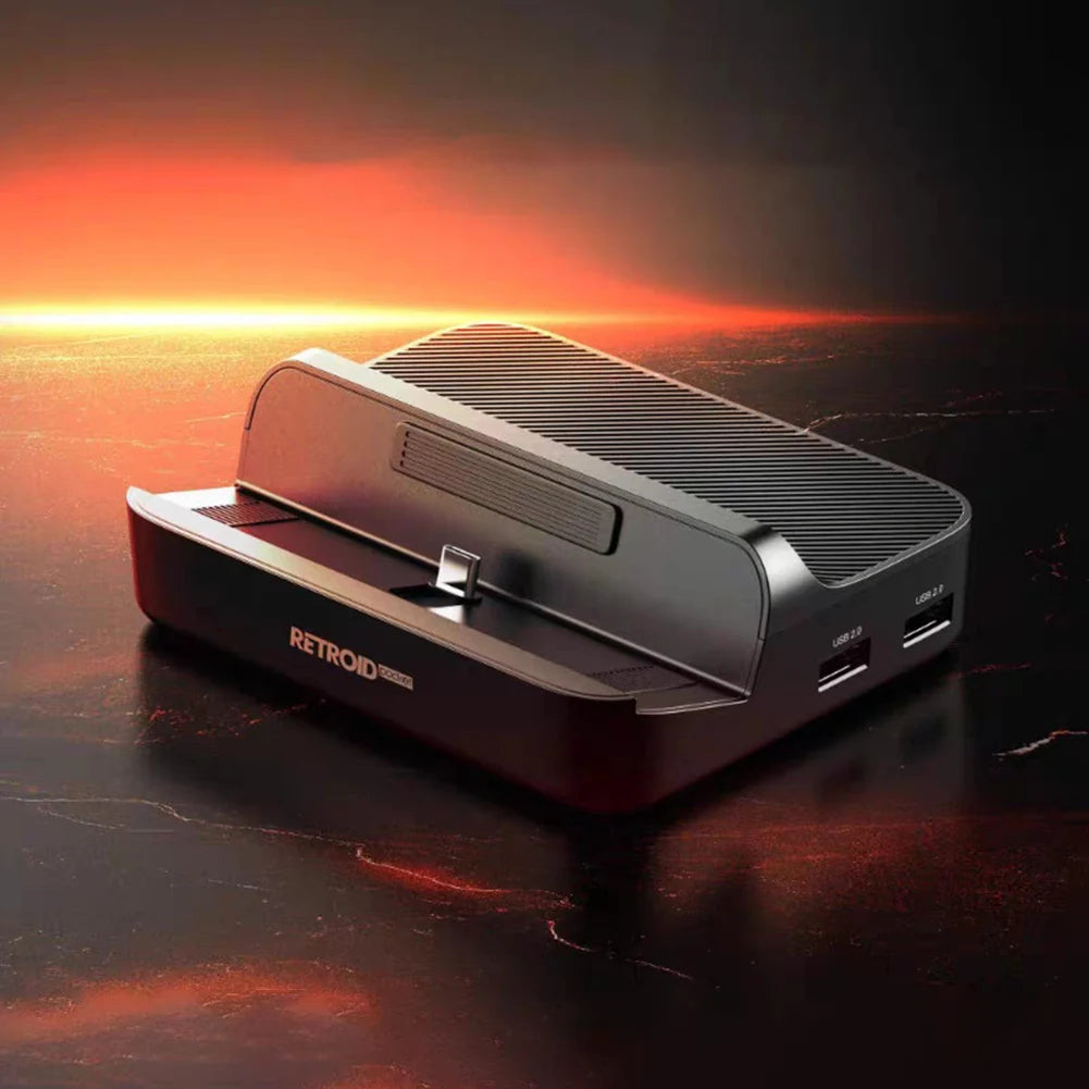 7-In-1 Charging Dock for Retroid Pocket 5 Charger Dock Station PD Charging HDMI-Compatible 3*USB3.0 2*USB2.0 for RP5 RP4 Pro RP4