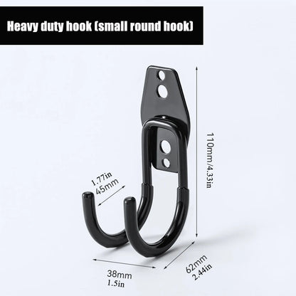 Garage Storage Utility Hooks,Garage Garden Tool Organizer,Hanging Utility Wall Mount Hooks,Heavy Duty Tool Storage Organizer