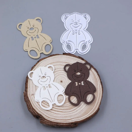 Little Cute Bear Metal Dies Cutting for Card Making DIY Handmade Crafts Scrapbooking Animal Die Cuts