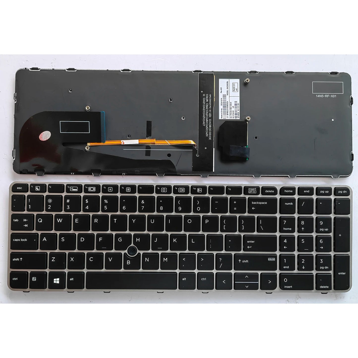 US Laptop Keyboard for Hp Zbook 15u G3 G4 Elitebook 755 G3 G4,850 G3 G4 836623-B31 836621-031 L89916-001