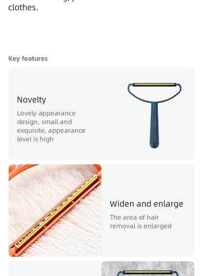 Portable Clothes Lint Roller Remover Lint Fabric Shaver， Removes Pet Hair Lint Particles From Clothes Cleaning Tool