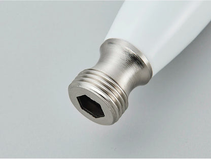 Brushed Nickle Hand Held Shower Head Handshower Head 100% Copper Head Faucet Accessory Single Function Shower Head Shower Hose