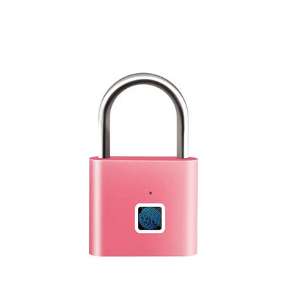 Portable Keyless Fingerprint Lock Waterproof Anti-theft Smart Padlock Zinc Alloy Intelligent Safety Electronic Door Lock Cabinet