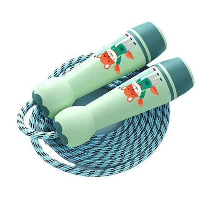 Lovely Adjustable Child Jumping Rope Fillet Design Cotton Rope Skipping Ropes Colourful Lovely Kids Jump Rope Sport Fitness