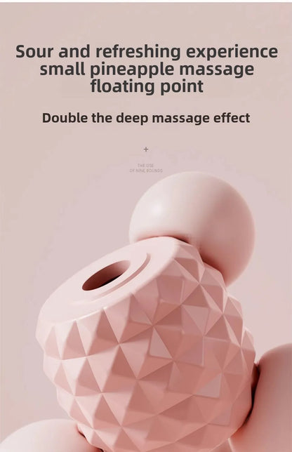 18 Rounds Massage Roller of Circular Leg Slimming Leg Massager Muscle Stretching Equipment Circular Leg Clamp