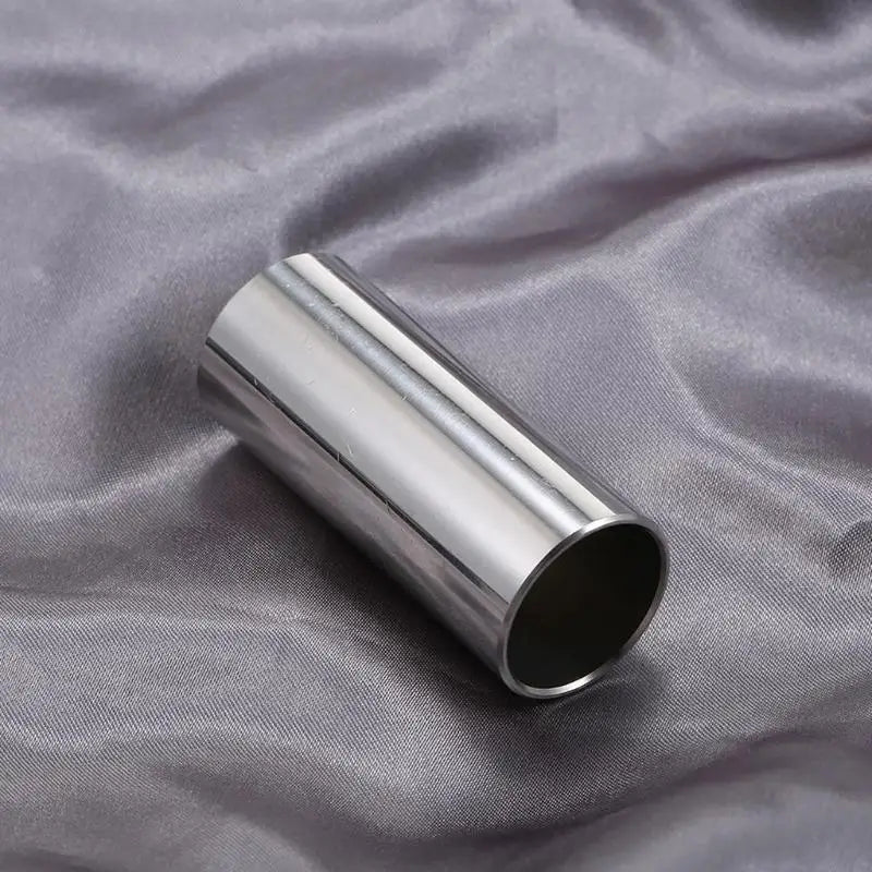 Guitar Slide, Stainless Steel Guitar Bass Slide Cylinder Tube Guitar Tone Bar Accessory Replacement for Bass, Ukulele