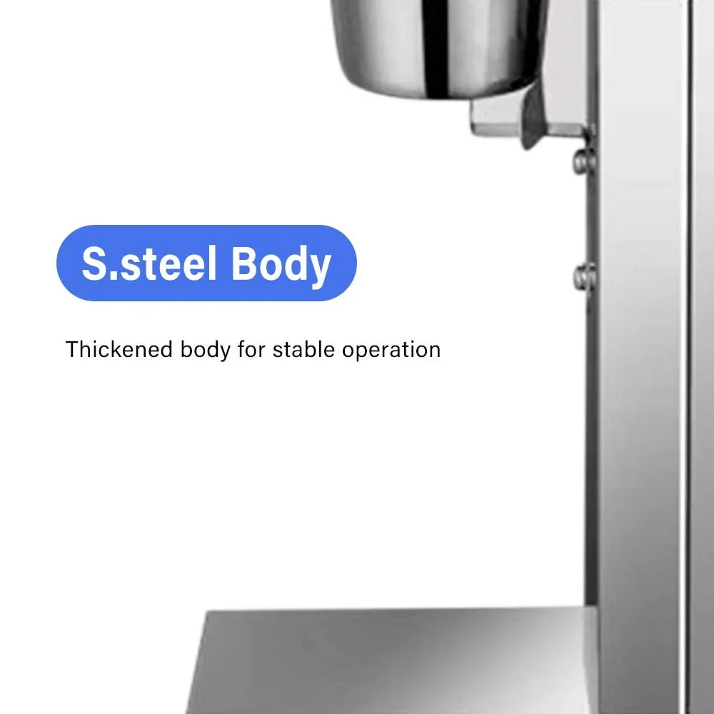 Electric Milkshake Maker: Easy-to-operate Double-head Drink Mixer and Blender for Milkshakes and Malts
