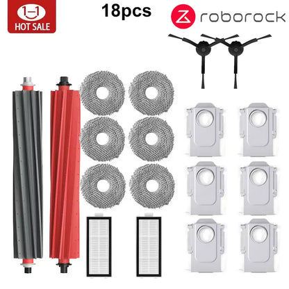 Roborock Qrevo Master / Qrevo Slim Robot Vacuums Cleaner Accessory Main Side Brush Hepa Filter Mop Cloths Dust Bag Spare Part