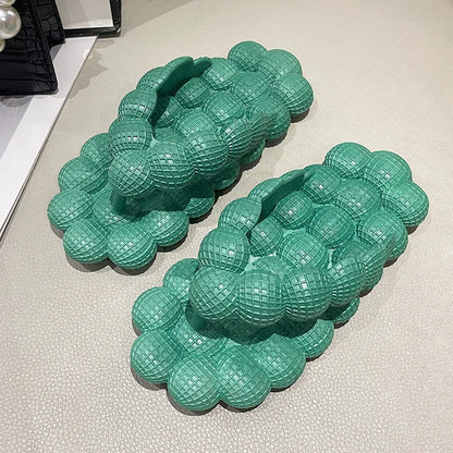 Flip-flops female summer wear ins fashion Korean version of all kinds of home indoor non-slip can wear flat slippers