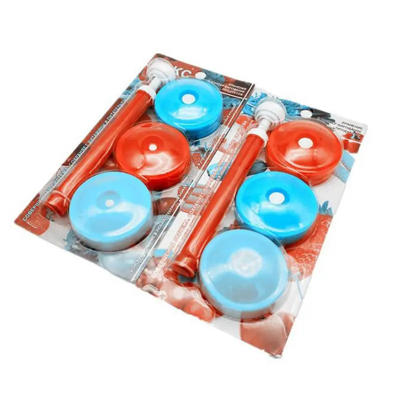 10pcs Vacuum Sealer Jar Lids Vacuum Sealer Attachment Kit Portable Hand Pump Canning Jar Vacuum Sealer Vacuum Saver