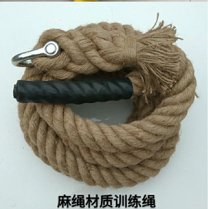 38 MM*4/6/9 M Professional Climbing Rope Strong Jute Rope Mountain Climbing Training Cord Outdoor Sports Accessories