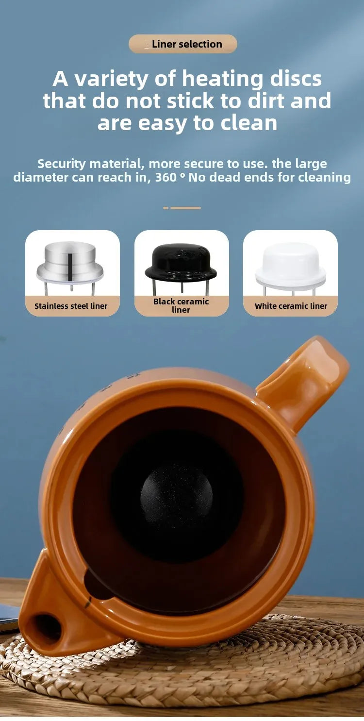 Shanyoujia Ceramic One-Piece Electrochemical Health Pot Automatic Boiling Medicine Pot Insulated Electric Heating Pharmacy Pot