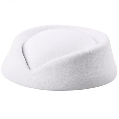 Stewardess Hat Flight Attendant Air Hostess Cosplay Costume Live-streaming