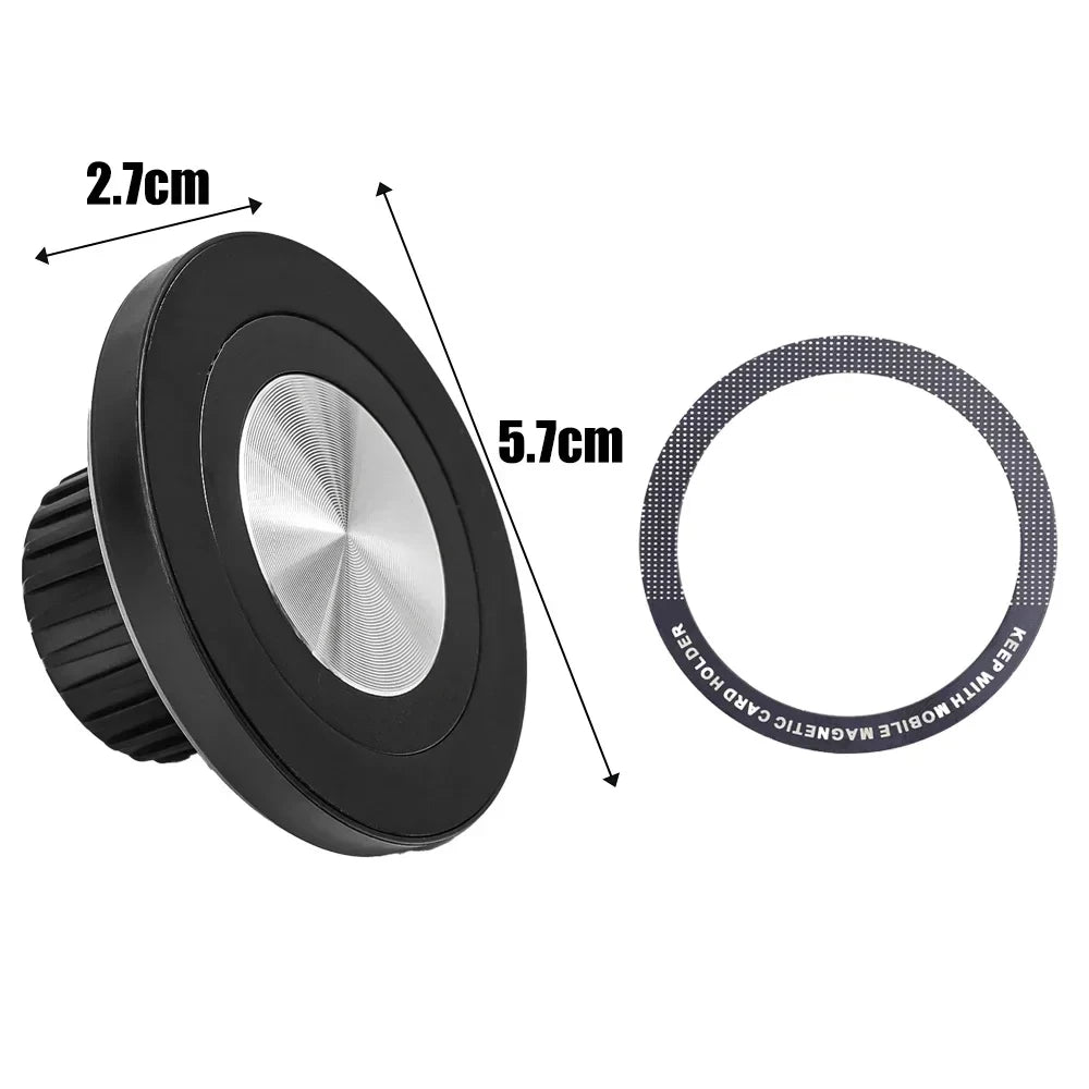 Universal Magnetic Car Phone Holder Parts For MagSafe Car Mount Accessories Suitable for 17mm Ball Head Base Magnet Brackets