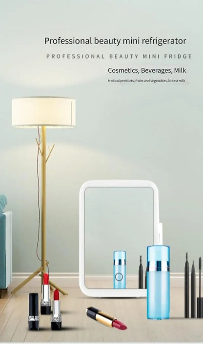 Car refrigerator small household cosmetics skin care products cold storage beauty double small refrigerator car cold storage min