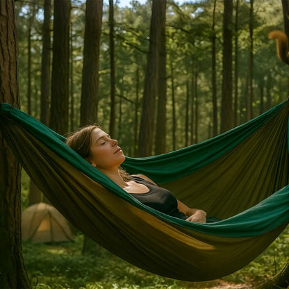 Lightweight Hammock Outdoor Gear Camping Hammock Portable Nylon Swing for Travel Hiking Backyard Beach Adventure Accessories