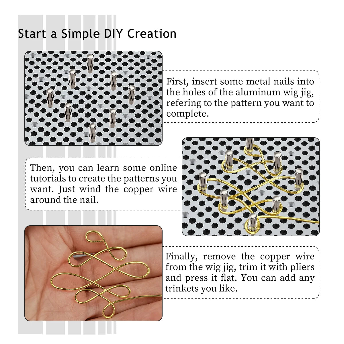 XUQIAN Wire jig Kit with Jewelry Tools Economy Wire Twister for Jewelry Making and Wire Wrapping Artistic Wire Deluxe Wire Jig