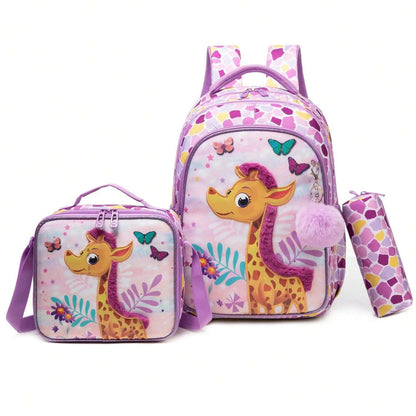 School Bags for Girls Boys Back To School Backpack Set Kids Cute Bookbag for Elementary Kindergarten Students Backpack Mochilas