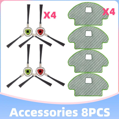 For iRobot Roomba Combo 111 / 113 R113840 Main Side Brush Hepa Filter Mop Cloths Replacement Part Robot Vacuums Accessory