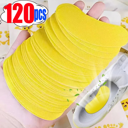 12/60pcs Shoes Deodorant Sticker Deodorant Foot Odor Deodorants Sneaker Smell Fresh Fruity Aroma Insole Sterilization Sticker
