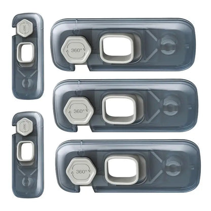 Fridge Locks For Kids 5X Refrigerator Lock Kid Safety Adhesive Child Safety Fridge Locks For Drawers Refrigerators Cabinets