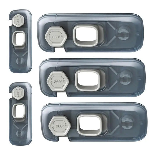Fridge Locks For Kids 5X Refrigerator Lock Kid Safety Adhesive Child Safety Fridge Locks For Drawers Refrigerators Cabinets