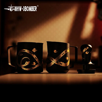 MHW-3BOMBER Coffee Milk Frothing Jug Latte Art Cup Stainless Steel Milk Frother Pitcher Jug Espresso Coffee Accessories