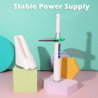 LED Dental Curing Lamp 1 second Light Cure with 3 Working Modes Full Power Adjustable Work Time Dentist Teeth Whitening Tool