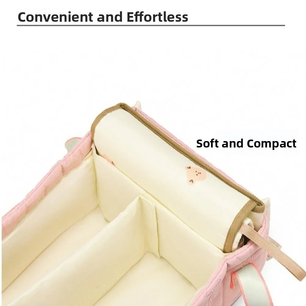 Foldable Diaper Changing Pad Bear Waterproof Baby Infant Diaper Urine Mat Easy To Clean Comfortable Bedding Changing Cover Pad