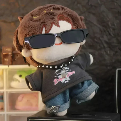 Labubu Clothes Doll American Hip Hop, V1 V2 Doll Clothing Accessories, Labubu Clothes Designer,15/17cm Doll Toy