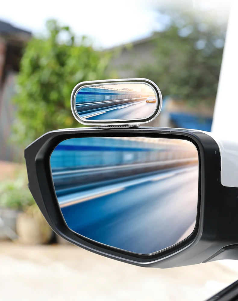 Universal Car Mirror 360° Adjustable Wide Angle Side Rear Mirrors blind spot Snap way for Parking Auxiliary Rear View Mirror