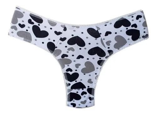 10 Panties Cotton Cotton Thong Basic Lingerie Wholesale