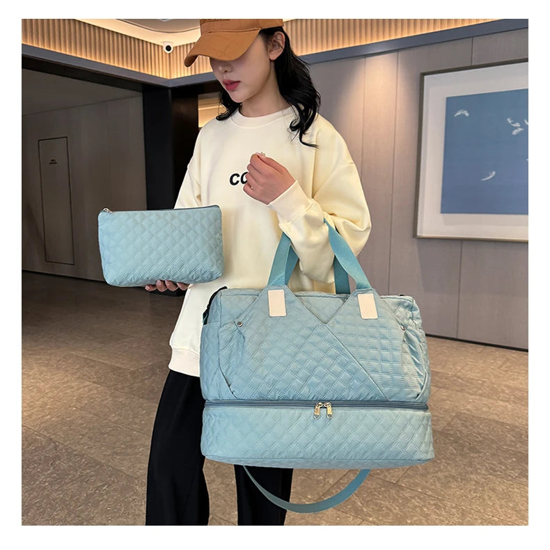 Large Capacity Travel Bags Luggage Organizer Bag Handbag Waterproof Portable Foldable Travel Clothes Storage Bag Shoulder Bags